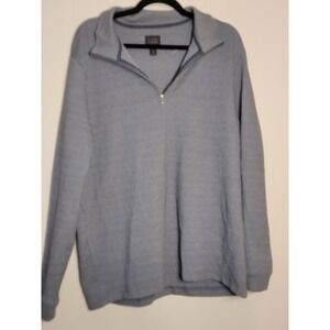 14th and Union Large 1/4 Zip Men's sweater - Heather gray